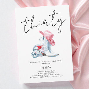 Convites Roteiro Trinta Festa de Aniversário de 30 Anos de 