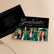 Rótulo de diploma graduado moderno três foto