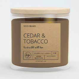 Convites Rótulos de Velas Kraft para download de tendências