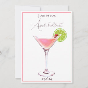 Convites Rouge discreto e cocktail clássico berinjela