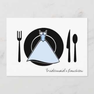 Convites Roupa de Bridesmaid - Conjunto de Serviços