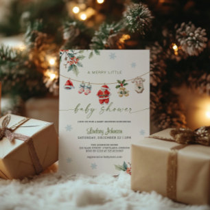 Convites Roupas de bebê para chá de bebê de menino