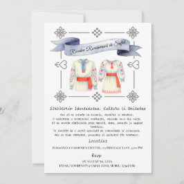 Convites Roupas romenas, roupa tradicional