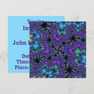 Convites Roxo Watercolor Speckle