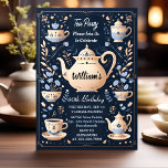Convites Royal Chic Adult Fairy Tea Party 60th Birthday<br><div class="desc">Elevem a sua 60ª celebração com o nosso Convite de Aniversário para Fada de Leite Adulta, "Chic Real"! Mergulhe num mundo encantador de sofisticação e capricho. O delicado motif de fada adiciona um toque de magia à sua comemoração do marco. Assuma a elegância da idade adulta enquanto mantém vivo o...</div>
