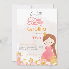 Convites Royal Princess Birthday Party