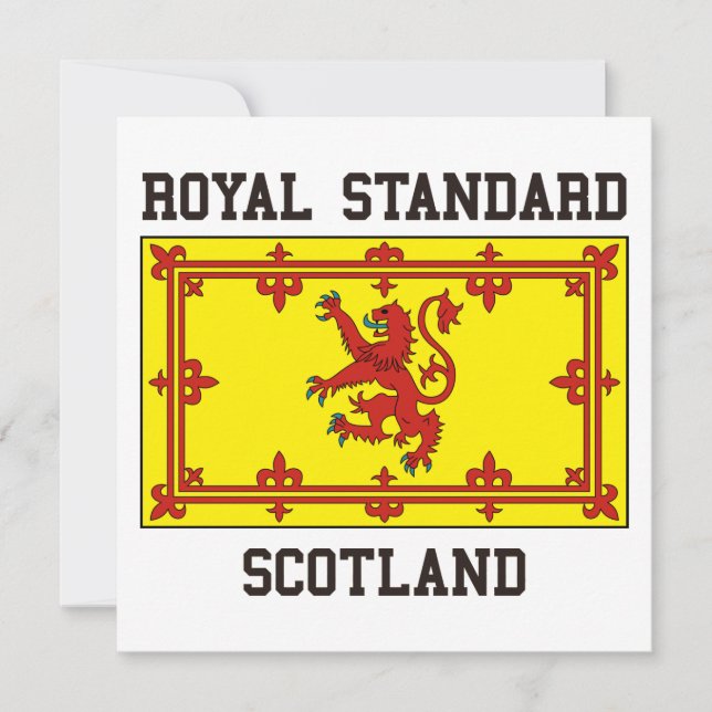 Convites Royal Standard Scotland (Frente)