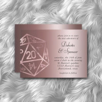 RPG Dice | Mauve Luxury Sheen Tabletop Roleplayer