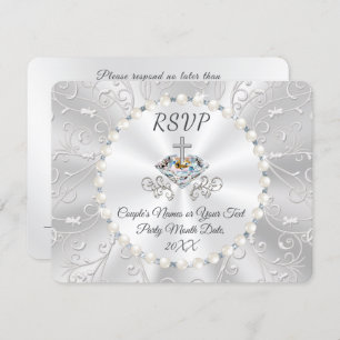 Convites RSVP de Aniversário ou Casamento com Opções de Ref