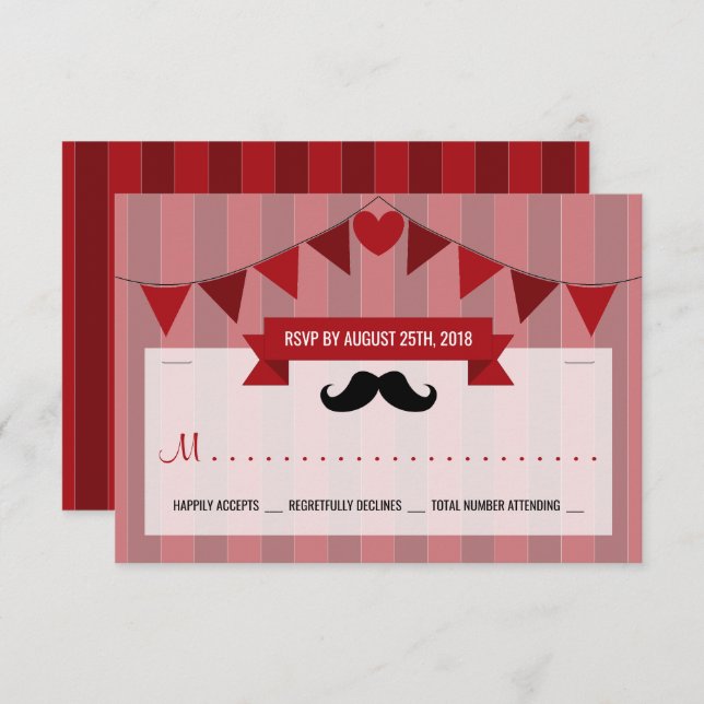 Convites RSVP de Aniversário para Poster de Circo Clássico (Frente/Verso)