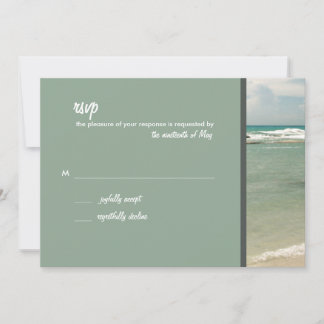 Convites RSVP de Casamento // Coleção de Praia Moderna