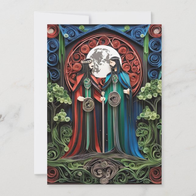 Convites RSVP de Casamento de gay (Frente)