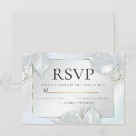Convites RSVP | Isqueiro de Pérolas Azul