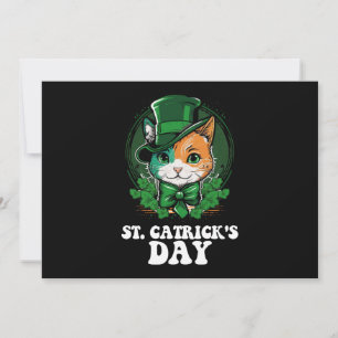 Convites Rua Catricho Dia de Capas de Gato Dia de São Patrí