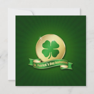 Convites Rua, Coin Shamrock do Dia de Patrick