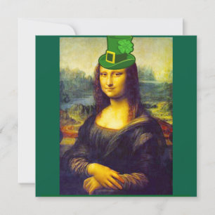Convites Rua Dia de Patrick Mona Lisa