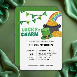 Convites Rua do Charm Shamrock, Chá de fraldas do Dia de Pa