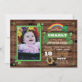 Convites Rua. Foto da Festa de aniversário do Dia de Patric