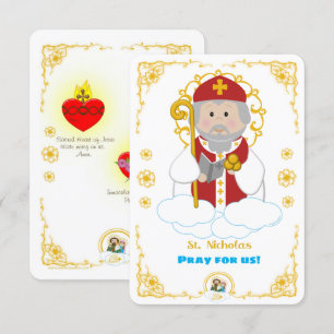 Convites Rua, Nicholas Sagrado Card