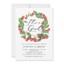 Rua Rustic Red Cherries É um Chá de fraldas