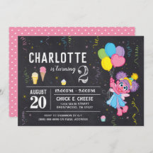 Rua Sésamo | Abby Cadabby Chalkboard Birthday