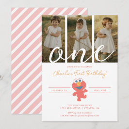 Convites Rua Sésamo | Primeiro Aniversário do Elmo - Foto