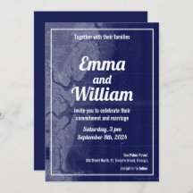 Rua. Simons Island Georgia Vintage Map Casamento