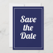 Rua Simons Island Vintage Map Save the Date Card