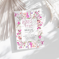 Rubies Elegantes e Chá de panela Floral Rosa