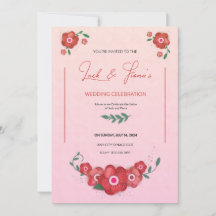 Ruby Petals of Romance Symphony Wedding