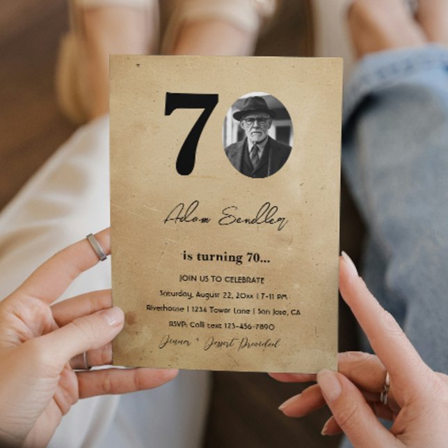 Convites Russo de Festa de aniversário simples e elegante (Criador carregado)