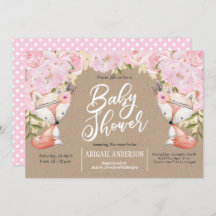 Russo, Woodland, Floral Rosa, Chá de Menina