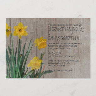 Convites Russos De Casamento De Daffodil