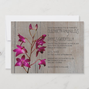 Convites Russos para Casamento de Orquídeas de De
