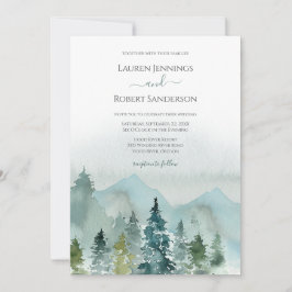 Convites Rustic All In One Mountain Destino Wedding