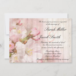 Convites Rustic Blooms | Casamento de flores de cereja