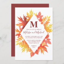 Rustic Burgundy e Orange Fall deixam casamento
