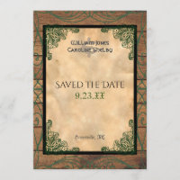 Rustic Celtic Claddagh Salva a Data
