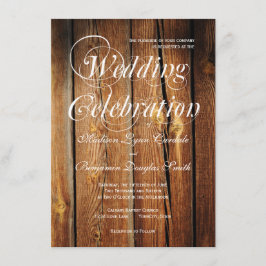 Convites Rustic Country Barn Wood Wedings