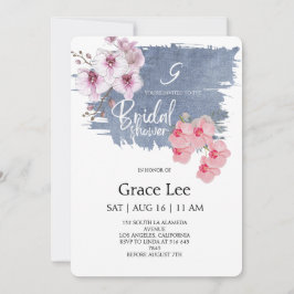 Convites Rustic Denim Bridal Shower Invitation