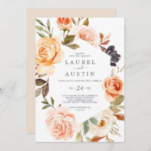 Rustic Earth Florals Casual Weding