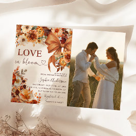 Convites Rustic Fall Love In Bloom  Bridal Shower Photo 
