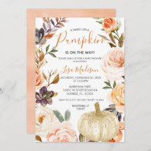 Rustic Fall Pumpkin está no caminho do Chá de fral