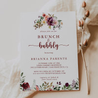 Rustic Floral Brunch e Chá de panela Borracha