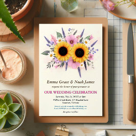 Convites Rustic Floral Wedding