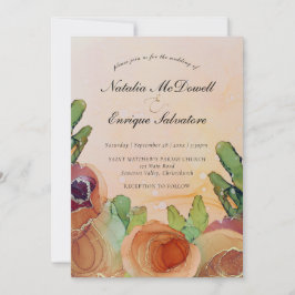 Convites Rustic Floral Wedding