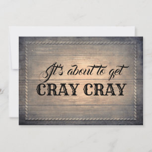 Convites Rustic Funny Bridesmaid / Proposta de Madrinha de 