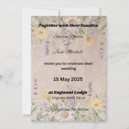 CONVITES RUSTIC GARDEN ROMANCE 1