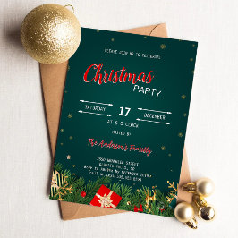 Convites Rustic Gifts Stars Festa de Natal