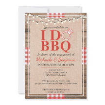 Rustic I Do CHURRASCO Casal Chá